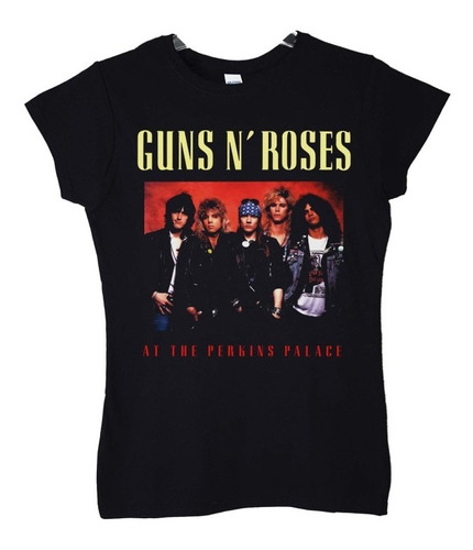 Polera Mujer Guns N Roses At The Perkins Pa Rock Abominatron