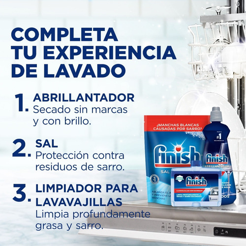 Finish Detergente En Tabletas Para Lavavajillas 13 Unidades