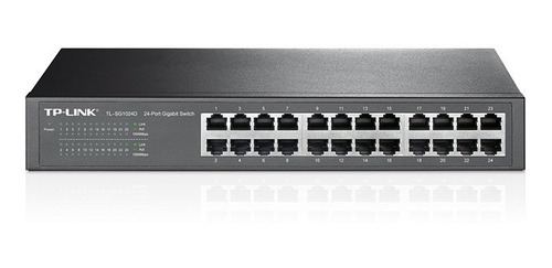 Imagen 1 de 2 de Switch Escritorio Tplink 24 Puertos 10/100/100 Gigab Sg1024s