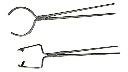 Pinzas De Elevacion/vertido Para Crisoles De 10a16kg 2u 60cm