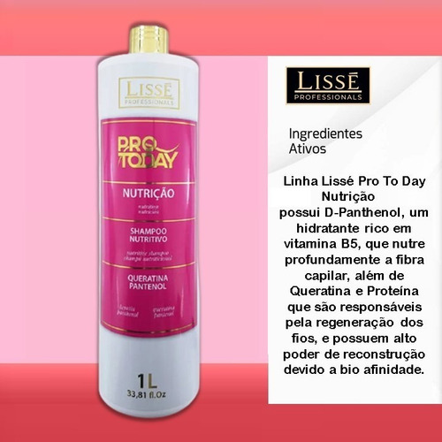 Imagem 3 de 7 de Shampoo Profissional Salão 1l + Sos Anti Emborrachamento