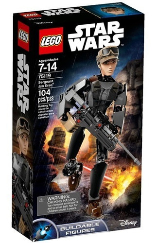 Lego Star Wars Jyn Erso Sgt Figura - 75119 - 104 Pz