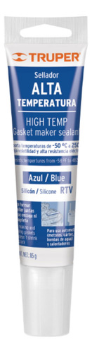 Silicona Rojo Para Altas Temperaturas, 85 G Truper