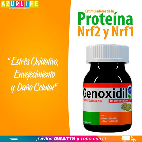 Imagen 5 de 7 de Pack Trimestral Genoxidil 100% Natural Nrf1 | Nrf2