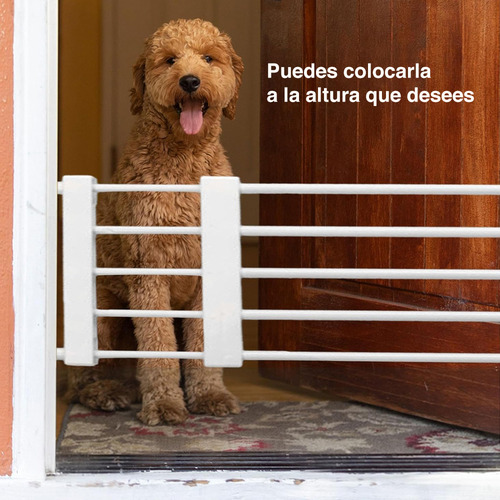 Reja Perros Bebés Puerta Escalera Ajustable 56 A 100 Cms