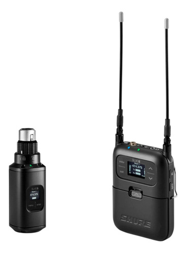 Shure Slxd35-g58, Sistema Plug On Con Transmisor Y Receptor Color Negro