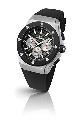 Reloj De Acero Inoxidable Y Silicona Tw Steel Men's Ceo Tech