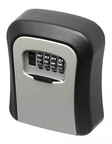 Caja fuerte para llaves con código numérico para exterior, caja