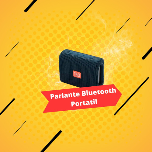 Parlante Bluetooth Portátil Tg-313 Inalámbrico Radio Fm Usb Negro