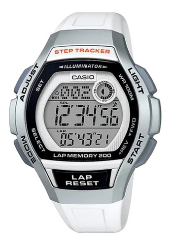 Reloj Casio Digital Step Tracker Wh Original Time Square