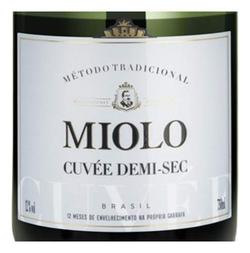 Kit 03 Un - Espumante Miolo Cuvee Demi Sec 750 Ml