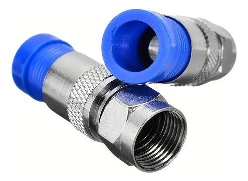 Kit Instalador De Cable Coaxial Ponchadora + 20 Conectores