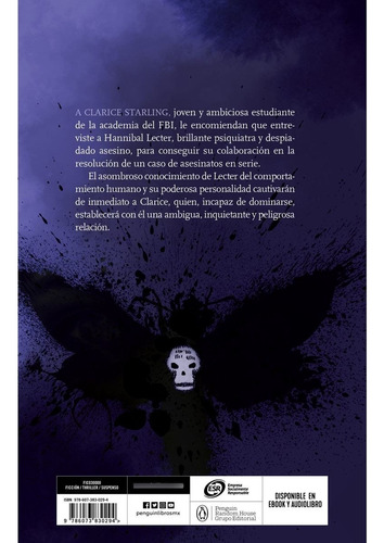 El Silencio De Los Inocentes, Thomas Harris, Debolsillo.