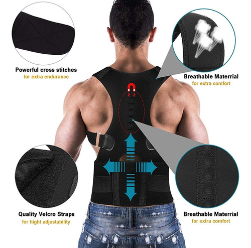 Corrector Postural Espalda Real Doctor Neoprene Faja Cintura