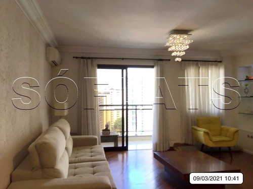Imagem 2 de 15 de Flat Alto Padrão Em Moema, Com 03 Dorms - Sf34439