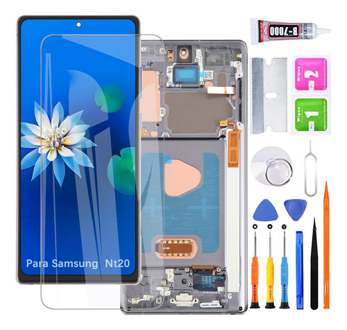 Pantalla para Samsung Note20 4g y 5g N981b Incell con Marco negro