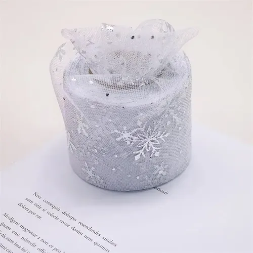 Rollo De Tul De 15 Cm X 91 Metros (6 Pulgadas X 100 Yardas) Para Decoración