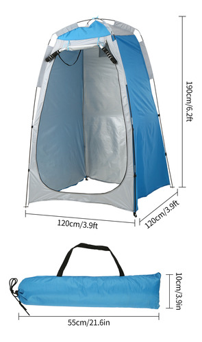 Carpa Portátil De Privacidad Para Acampar, Playa, Ducha Y