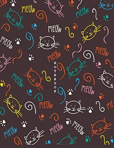 Notebook Meow Cover And Dot Pages, Extra Large (85 X 11) Inc
