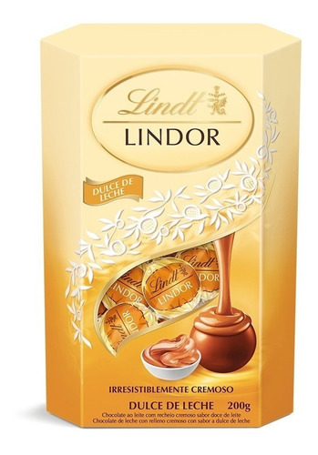 Lindt Lindor Bombones De Chocolate Con Dulce De Leche 200 Gr