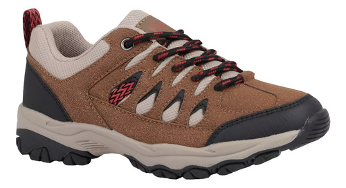 Zapatilla Trekking Adventure Marron Footy Resistente Outdoor