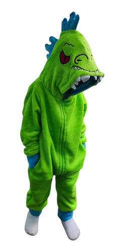 Pijama Mameluco Dinosaurio Infantil Kigurumi Reepptar