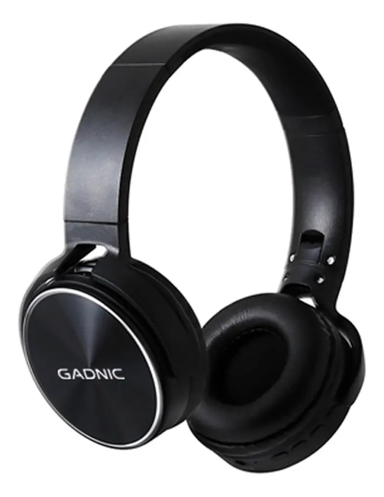 Auriculares Gadnic A122 Over-Ear Bth Inalámbricos 10m Alcance Sonido Estéreo Batería Recargable