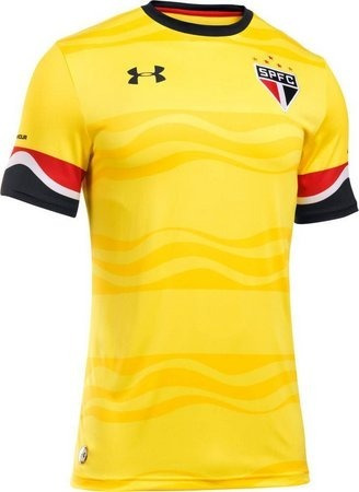 Camisa São Paulo Modelo Iii Under 2016/2017 G Amarela Lisa