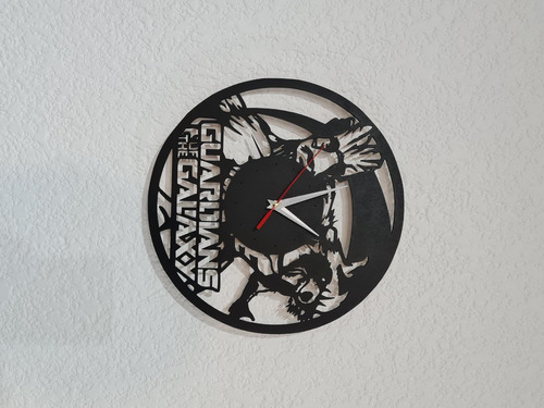 Reloj De Pared Mdf Decoración Guardianes De La Galaxi 30 Cm 