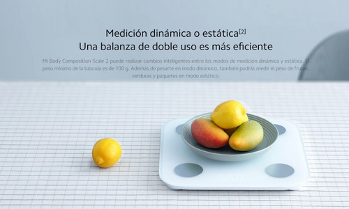 Imagen 8 de 10 de Pesa Xiaomi Mi Body Composition Scale 2 Color Blanco