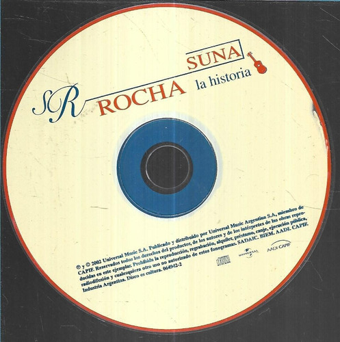 Suna Rocha Album La Historia Sello Universal Cd S/portadas 