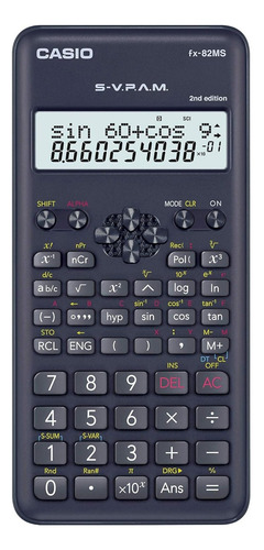 3 Calculadora Científica Casio Fx-82ms 2nd Edit 240 Funções