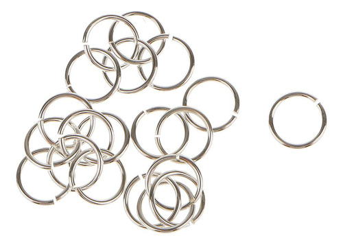 80x 925 Conector De Plata Anillos De Salto Divididos