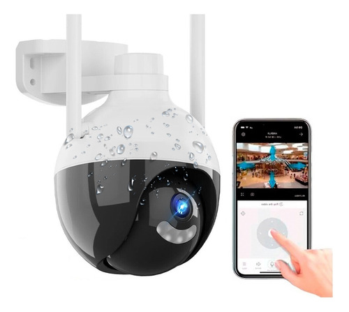 Camara Ptz Exterior Control Desde Celular 360° Wifi Robotica