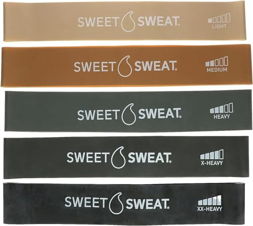 Sweet Sweat Mini Loop Resistance Bands - Set Of 5 | Exercise