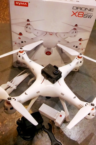 Dron Syma X8sw Con Camara 4k Wi-fi