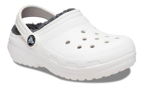 Crocs Originales Classic Niños Blanca Con Corderito