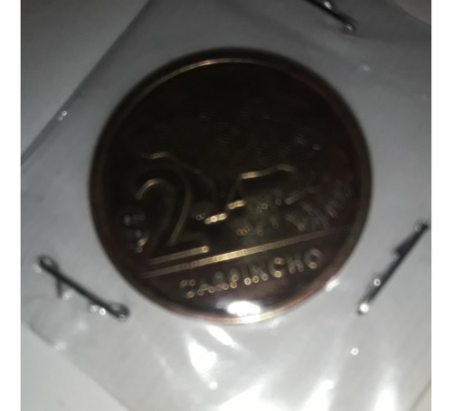 Moneda 2 Pesos Uruguay 2011 Km 136 Carpincho