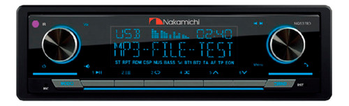Som Automotivo 6 + Rádio Mp3/bt/usb Nq537bd Nakamichi