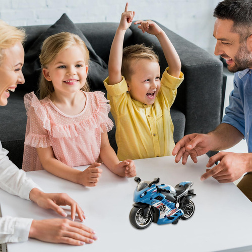 Figura De Moto Motocicleta Con Sonido Y Luz Kit De Figuras D
