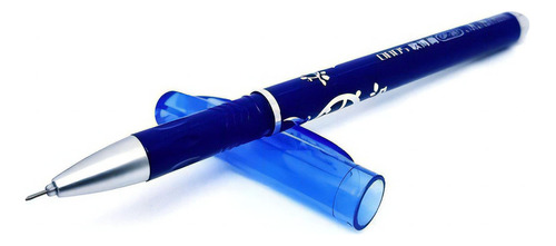 Lapicera Birome Borrador Tinta Mágico 0.5mm Azul Trazo Fino