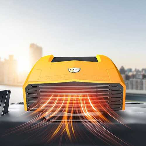 Calentador De Coche Portátil De Bajo Ruido 24v Amarillo