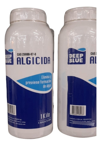 Decantador Algicida De Agua Para Piscinas 1 Lts Deep Blue