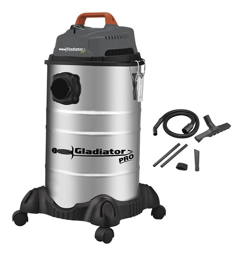 Aspiradora Industrial Gladiator Seco Húmedo 40 Litros 1600w