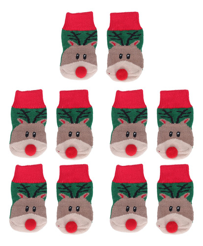 Calcetines Navideños Para Cachorros, 5 Sets, A La Moda, Con