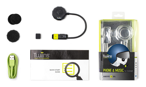 Intercomunicador Bluetooth Y Musica Por Telefono Twiins En M