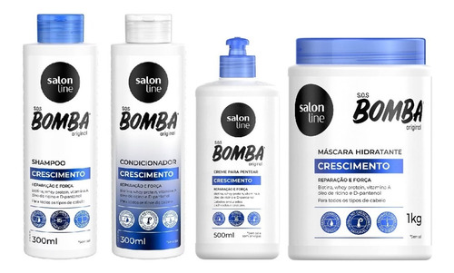 Salon Line Sos Bomba 4 Produtos - Ver Foto E Descrição