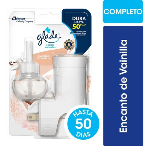 Glade Aceites Naturales Encanto De Vainilla + Difusor