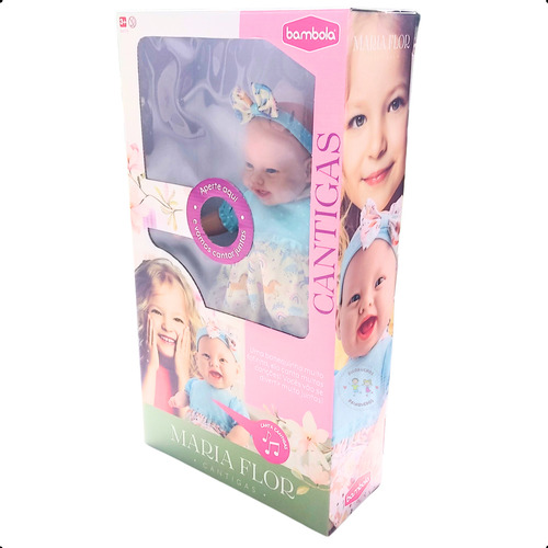 Boneca Maria Flor Canta Cantigas De Roda 35cm