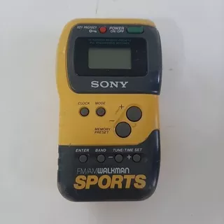 Walkman Sony Sports Srf-m70 Antigo Não Funcionando